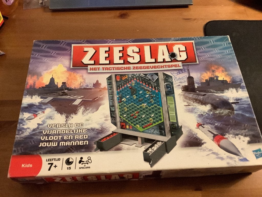 Zeeslag, het tactisch Zeegevechtspel. Hasbro, Een of twee spelers, Ophalen of Verzenden, Gebruikt, Hasbro
