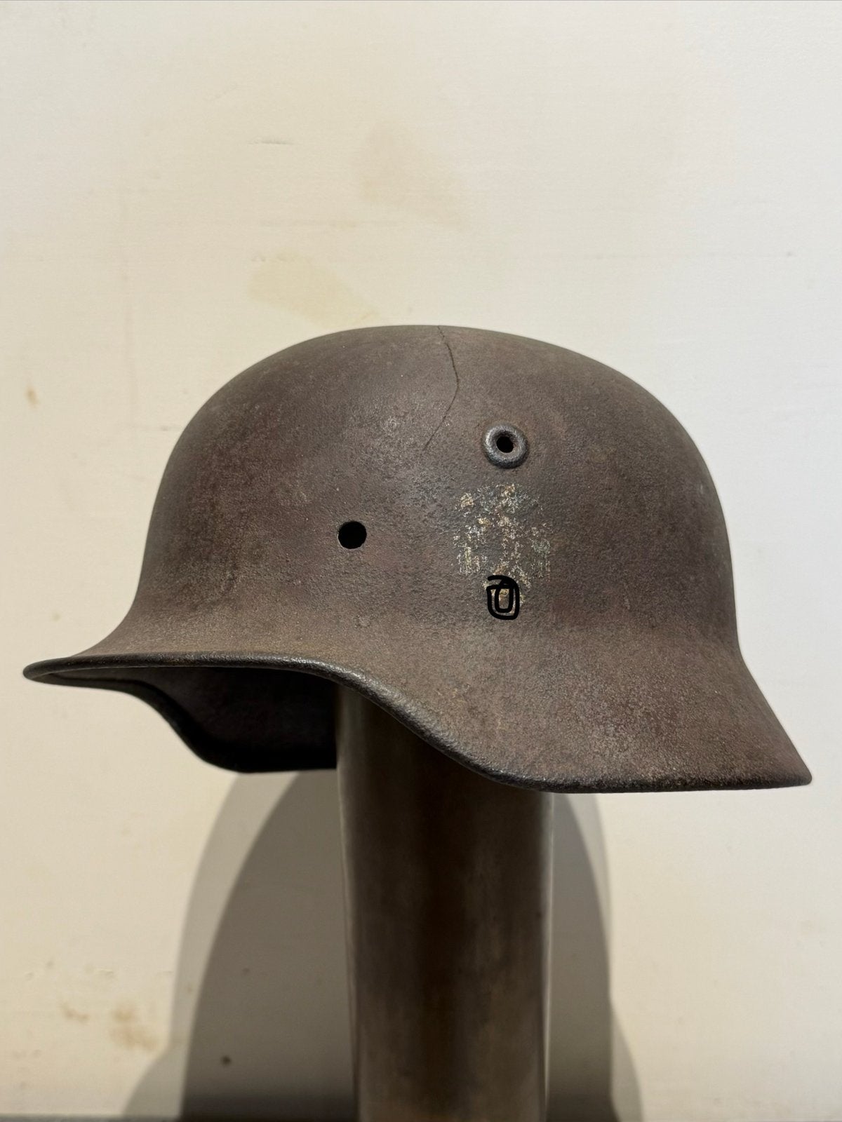 Duitse Wehrmacht M40 Helm schaal met Heer Decal ww2, Verzamelen, Militaria | Tweede Wereldoorlog, Landmacht, Helm of Baret, Duitsland