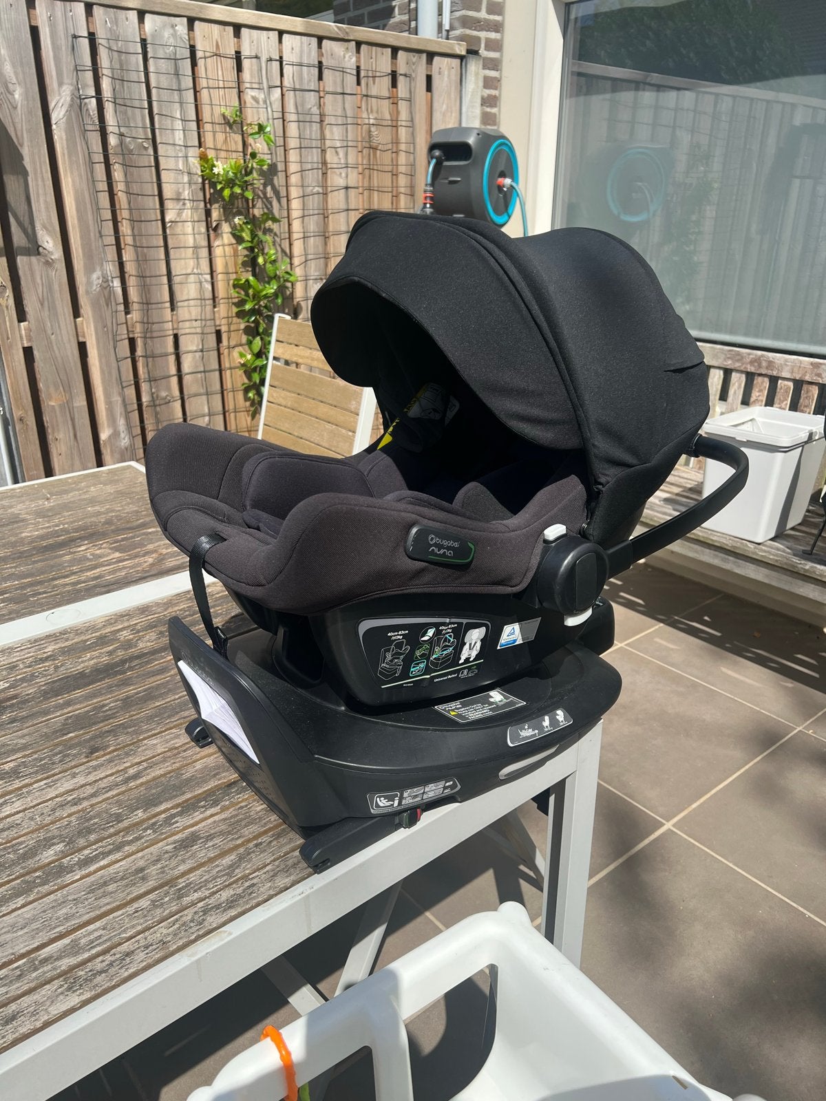 Bugaboo Turtle Air by Nuna & Bugaboo Nuna Owl by Nuna 360, Kinderen en Baby's, Autostoeltjes, 0 t/m 18 kg, Verstelbare rugleuning