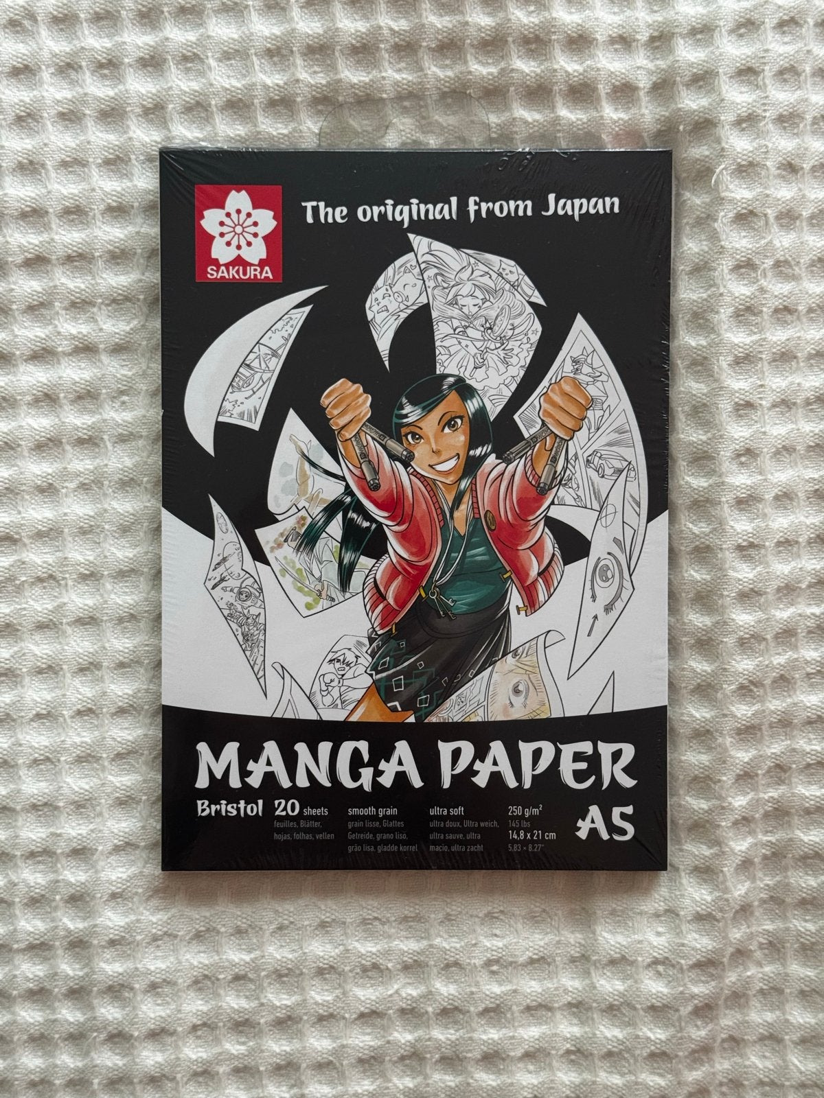 Sakura Manga Papier A5 - 20 vellen Bristol - Geseald, Ophalen of Verzenden, Nieuw, Papier, Schets- of Tekenboek