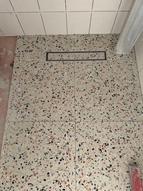 Granito tegels terrazzo Terre d'Azur Como NIEUW, Ophalen, 40 tot 60 cm, Nieuw, Minder dan 5 m²