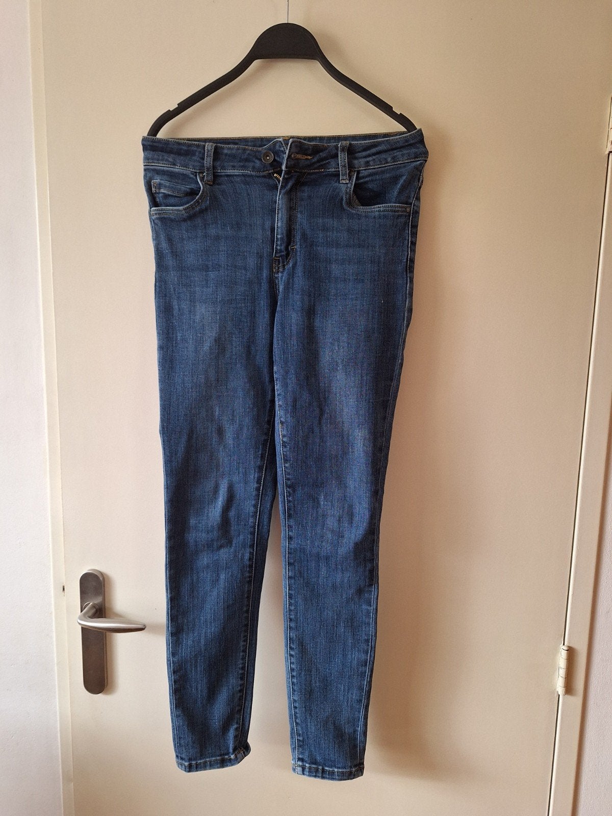 Dames spijkerbroek Toxik maat 38, Ophalen of Verzenden, Zo goed als nieuw, Blauw, W30 - W32 (confectie 38/40)