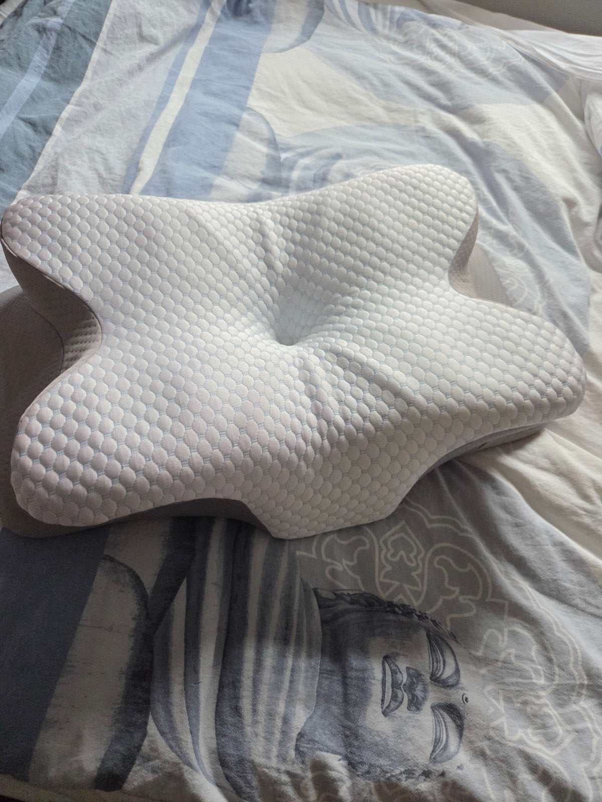 Ergonomisch orthopedisch hoofdkussen – Zo goed als nieuwTe, Huis en Inrichting, Slaapkamer | Beddengoed, Ophalen, Eenpersoons