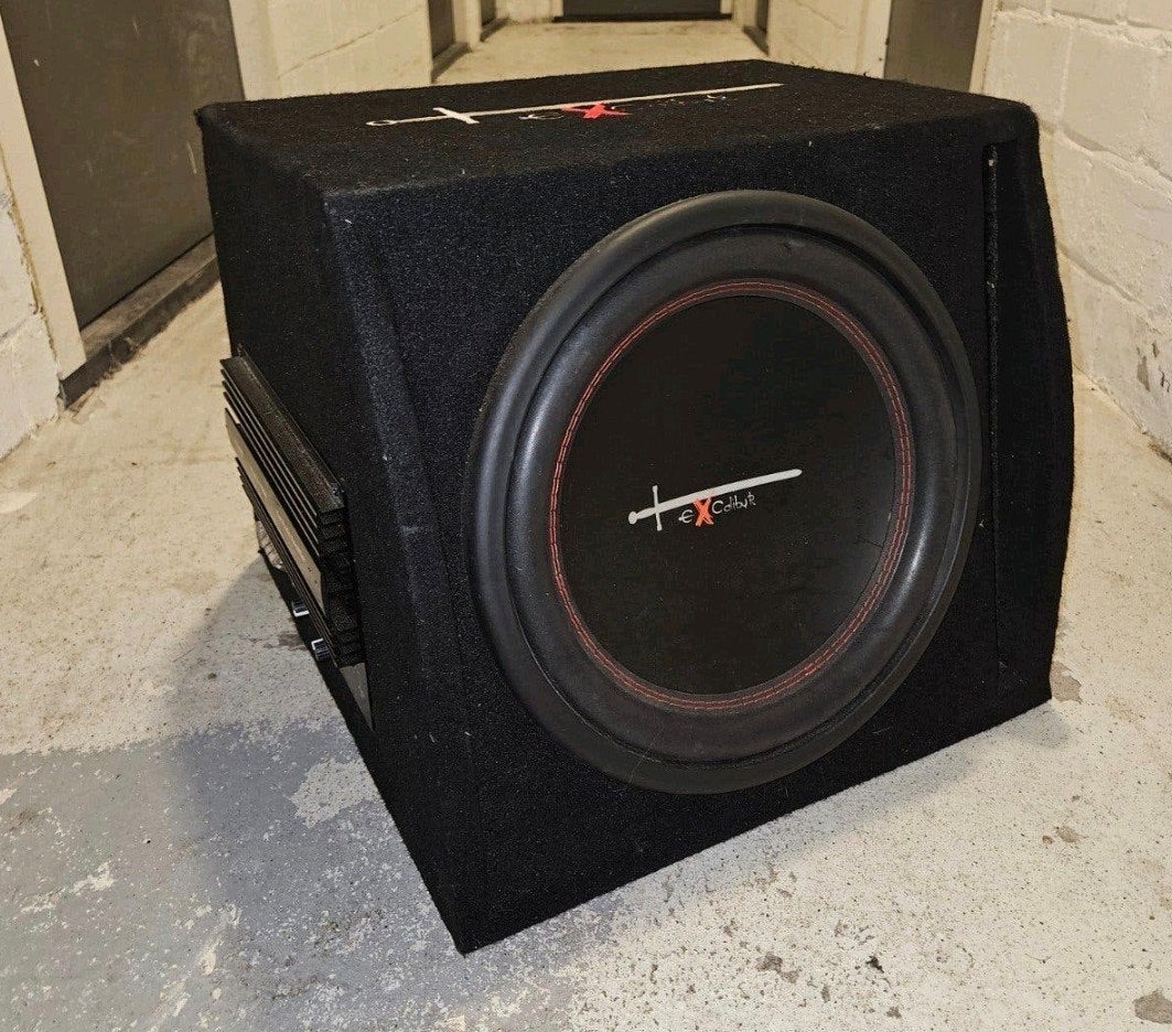 1000 WATT Excalibur Subwoofer met Ingebouwde Versterker, Ophalen of Verzenden