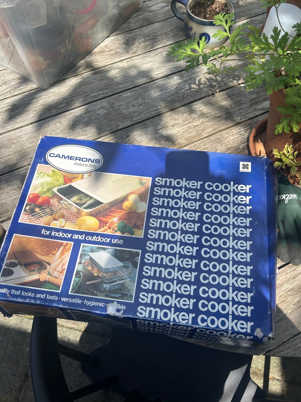 Camerons RVS Smoker Cooker - Rookoven voor binnen/buiten, Ophalen, Nieuw
