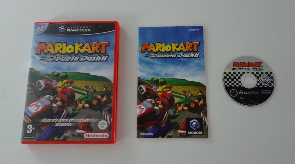 Mario Kart Double Dash compleet voor Nintendo GameCube, Ophalen, Racen en Vliegen, Zo goed als nieuw, 3 spelers of meer