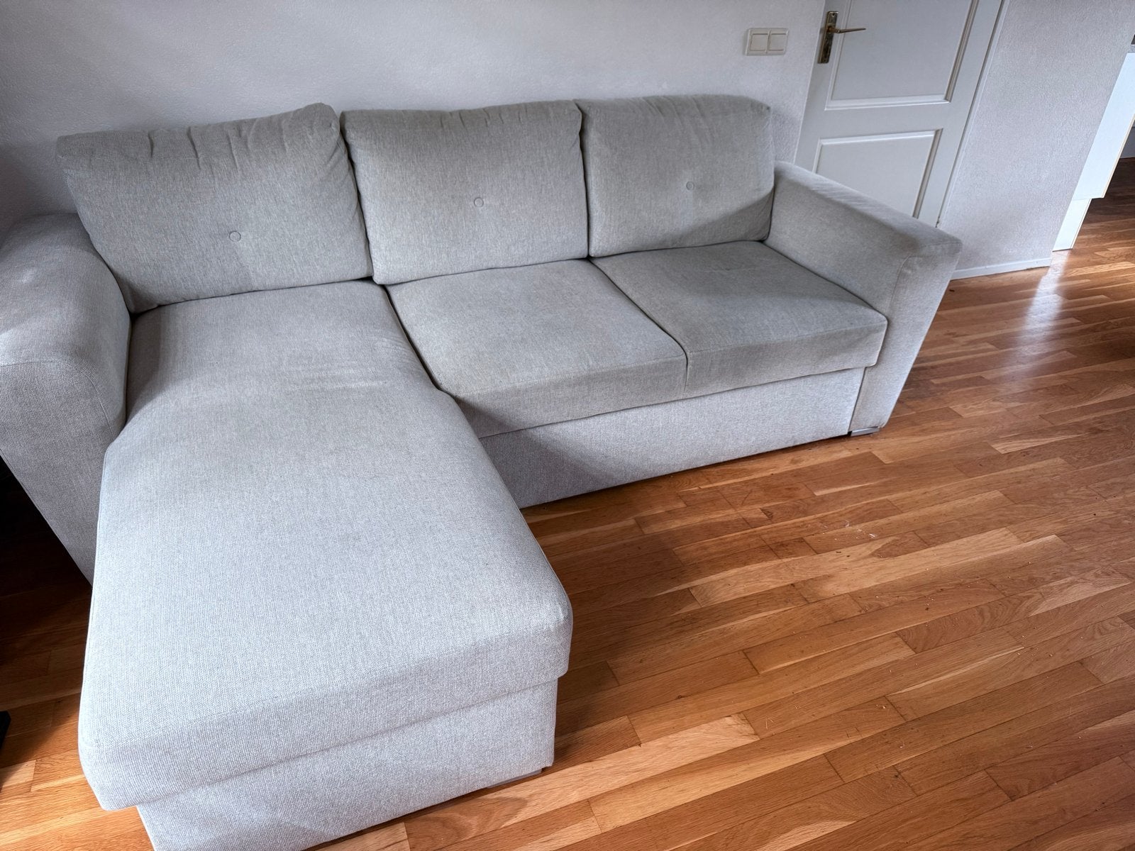 Loungebank met opbergruimte en slaapfunctie, Gebruikt, Driepersoons, 75 tot 100 cm, Ophalen of Verzenden