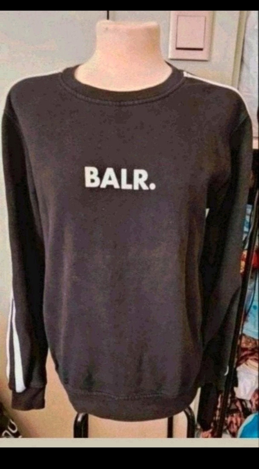 Balr zwart trui, Zwart, Ophalen of Verzenden, Zo goed als nieuw, BALR.
