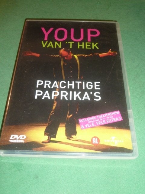 Youp van 't Hek Prachtige paprika's dvd, Stand-up of Theatershow, Alle leeftijden, Zo goed als nieuw, Youp van 't Hek