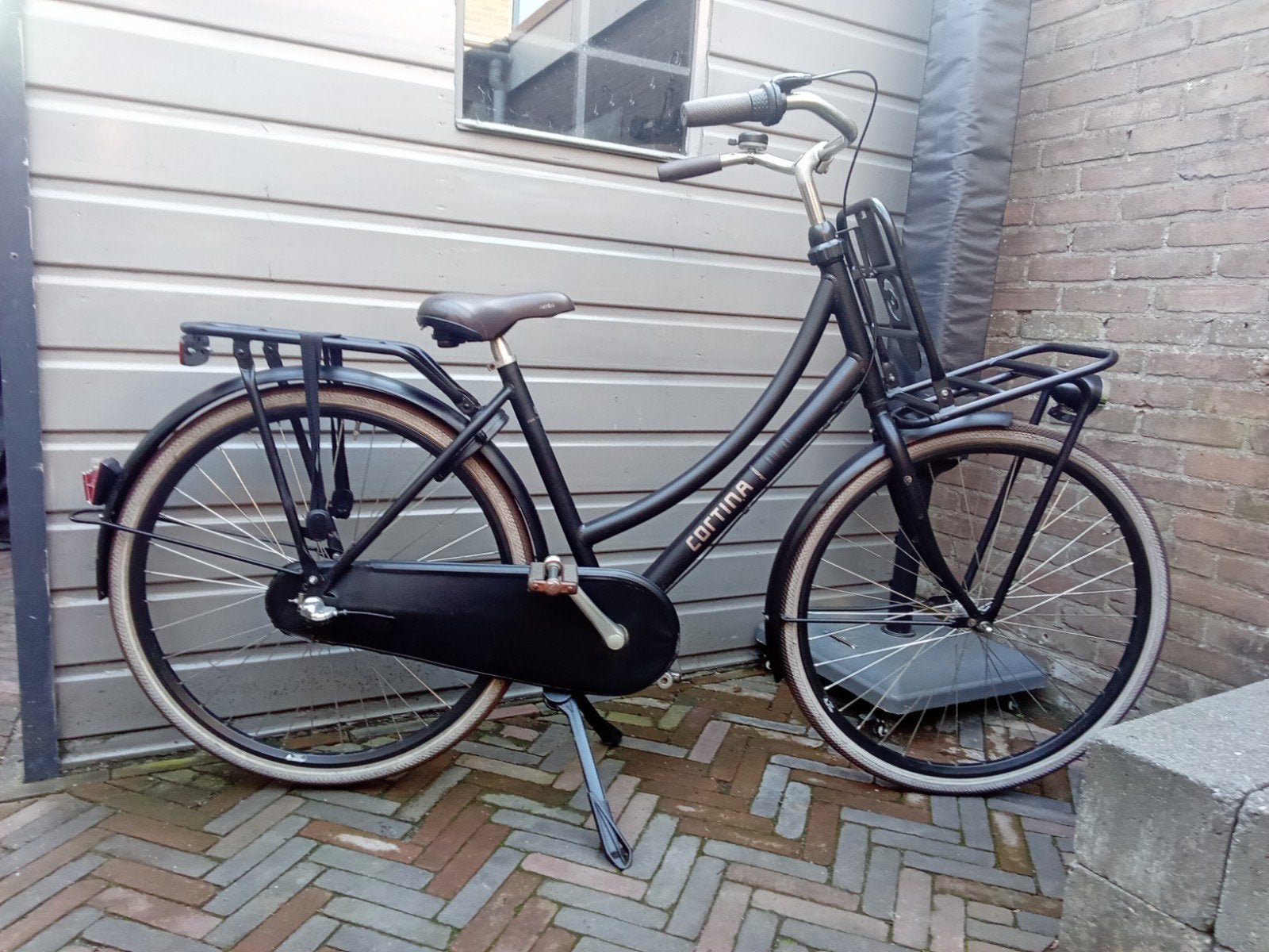28 inch Cortina U4, Fietsen en Brommers, Fietsen | Meisjes, Terugtraprem, Gebruikt, Versnellingen, Cortina U4