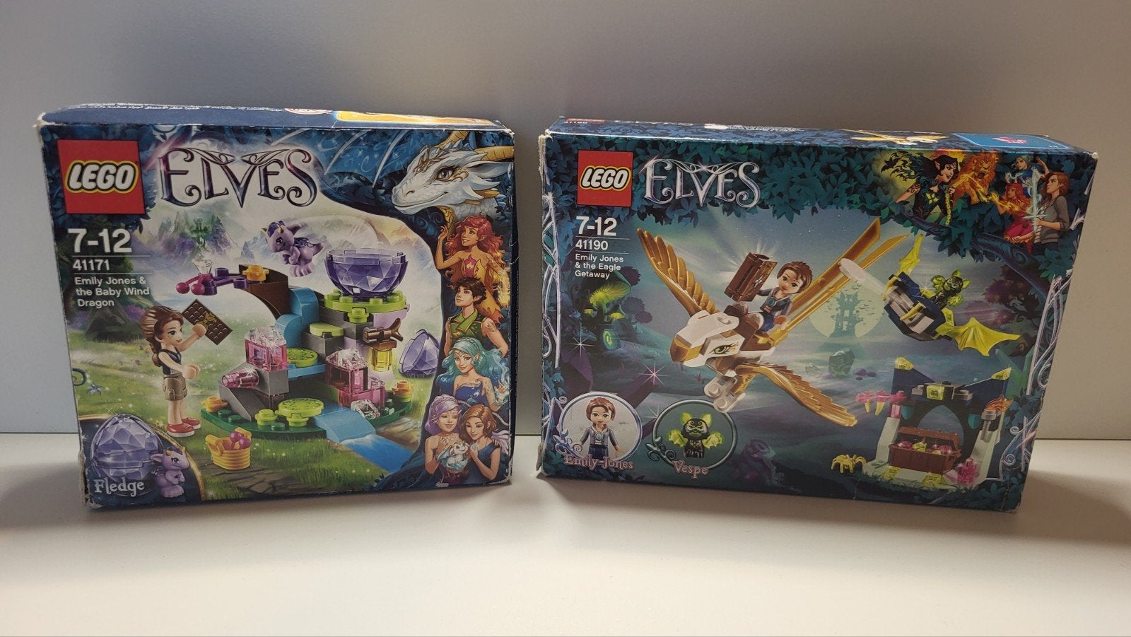 2 Lego Elves setjes met doos, Lego, Zo goed als nieuw, Complete set, Verzenden