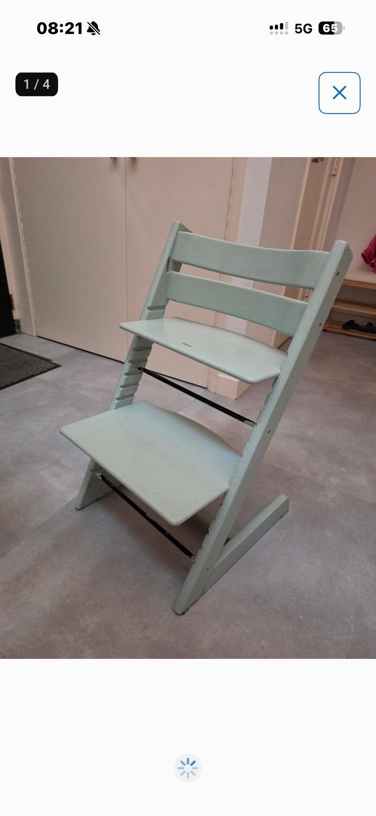 Stokke kinderstoe, Kinderen en Baby's, Ophalen of Verzenden, Gebruikt, Overige typen