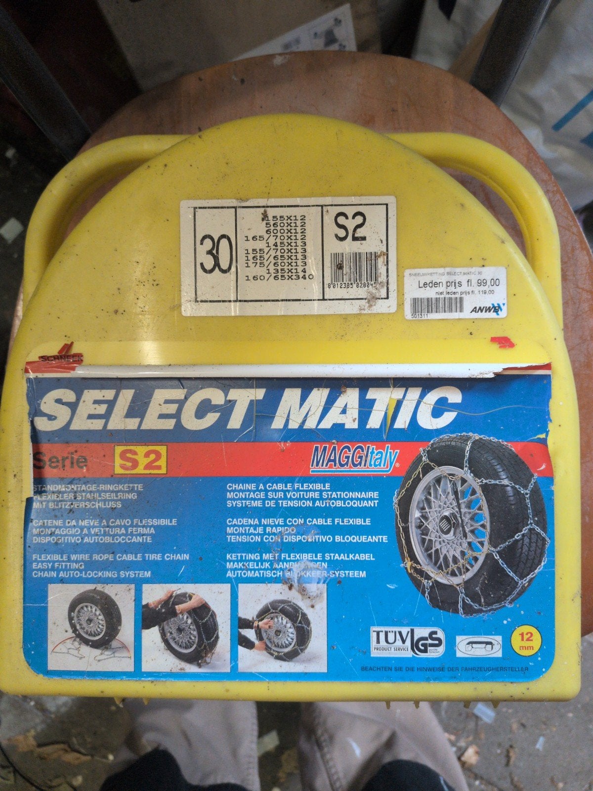 Select Matic S2 Maggitaly sneeuwkettingen, Auto diversen, Sneeuwkettingen, Ophalen, Gebruikt