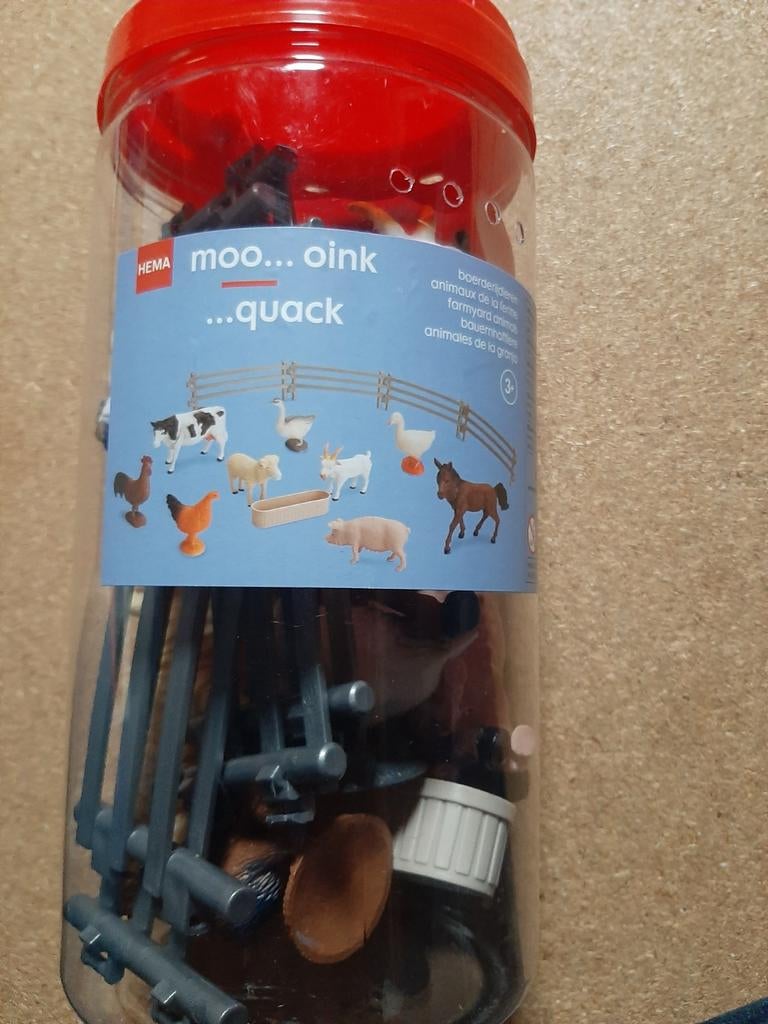 Hema Boerderijdieren Speelset - Moo... Oink... Quack, Kinderen en Baby's, Speelgoed | Actiefiguren, Ophalen, Zo goed als nieuw