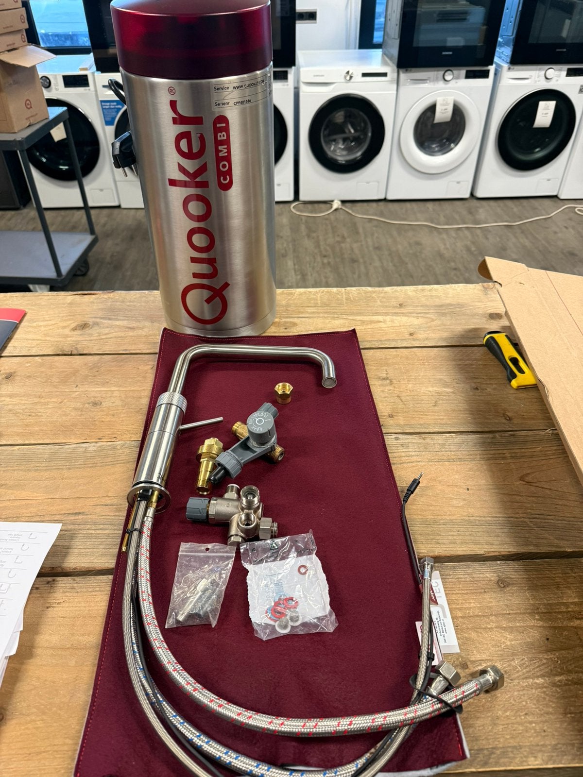 Quooker fusion sqare rvs combi plus, Ophalen, Overige typen, Quooker bv, Postbus 155
