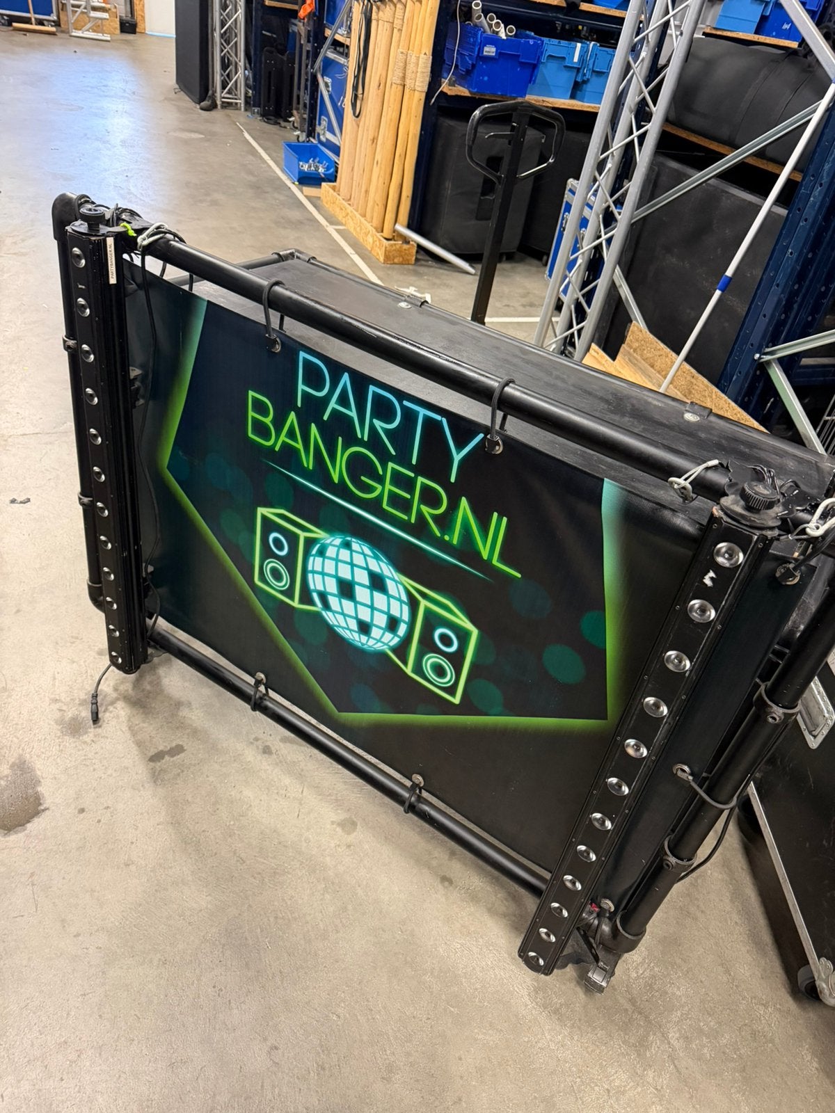 DJ Booth incl verlichting, Ophalen, Onbekend, Zo goed als nieuw, Onbekend