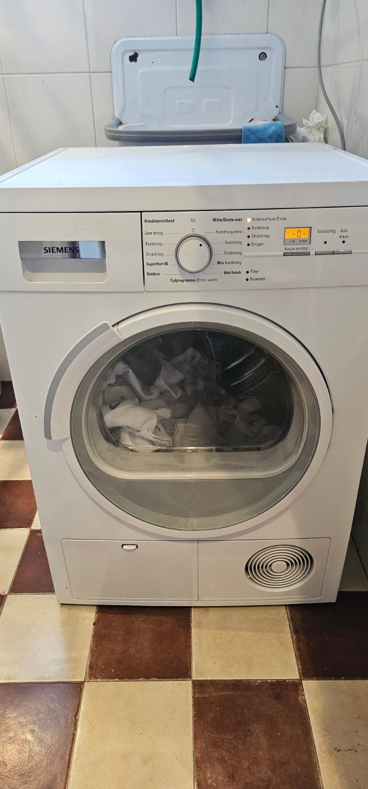 Siemens E46-3F Condensdroger met Anti-Kreukfase, Witgoed en Apparatuur, Wasdrogers, Ophalen of Verzenden