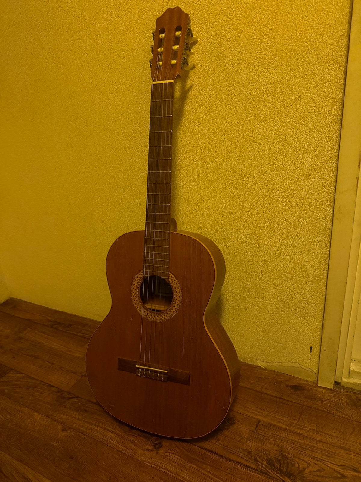 Acoustische juan salvador modelo 2c gitaar, Ophalen, Zo goed als nieuw, Klassieke of Spaanse gitaar