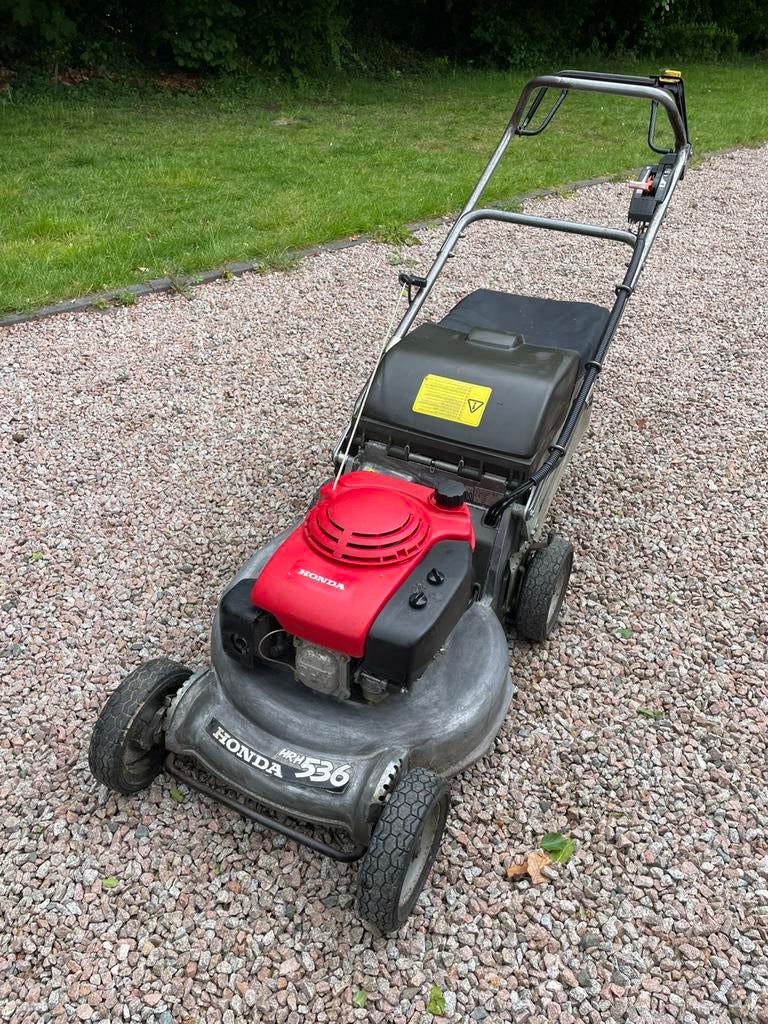 Honda HRH 536 benzine grasmaaier., Tuin en Terras, Grasmaaiers, Ophalen of Verzenden, Zo goed als nieuw, 50 cm of meer