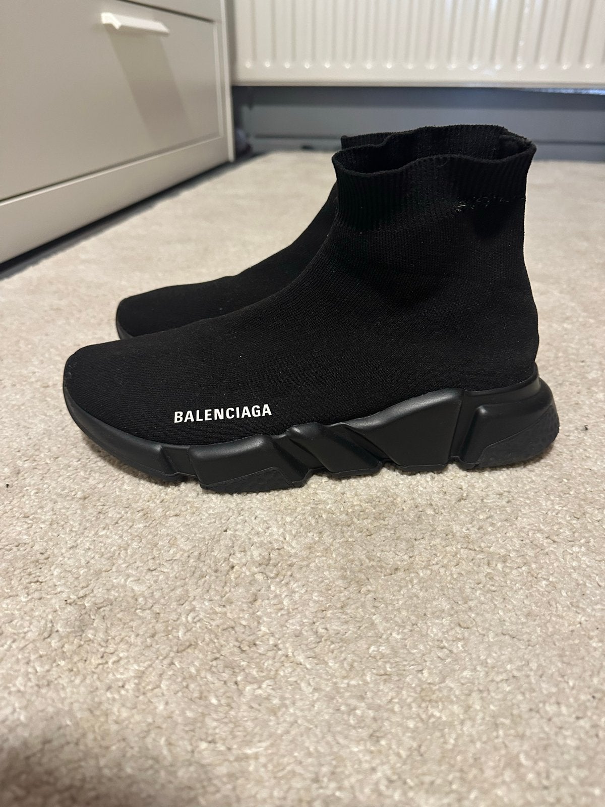 Balenciaga Speed Trainer Zwart - Maat 41 orginele, Ophalen of Verzenden, Zo goed als nieuw, Zwart, Sneakers of Gympen