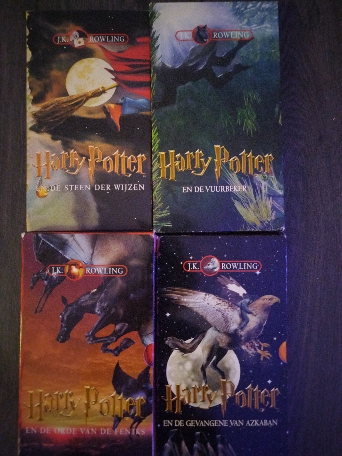 HARRY POTTER LUISTERBOEKEN CD - DEEL 1, 4, 5, 6 (NL)), Boeken, Luisterboeken, Kind, Cd, Ophalen of Verzenden, Jk Rowling