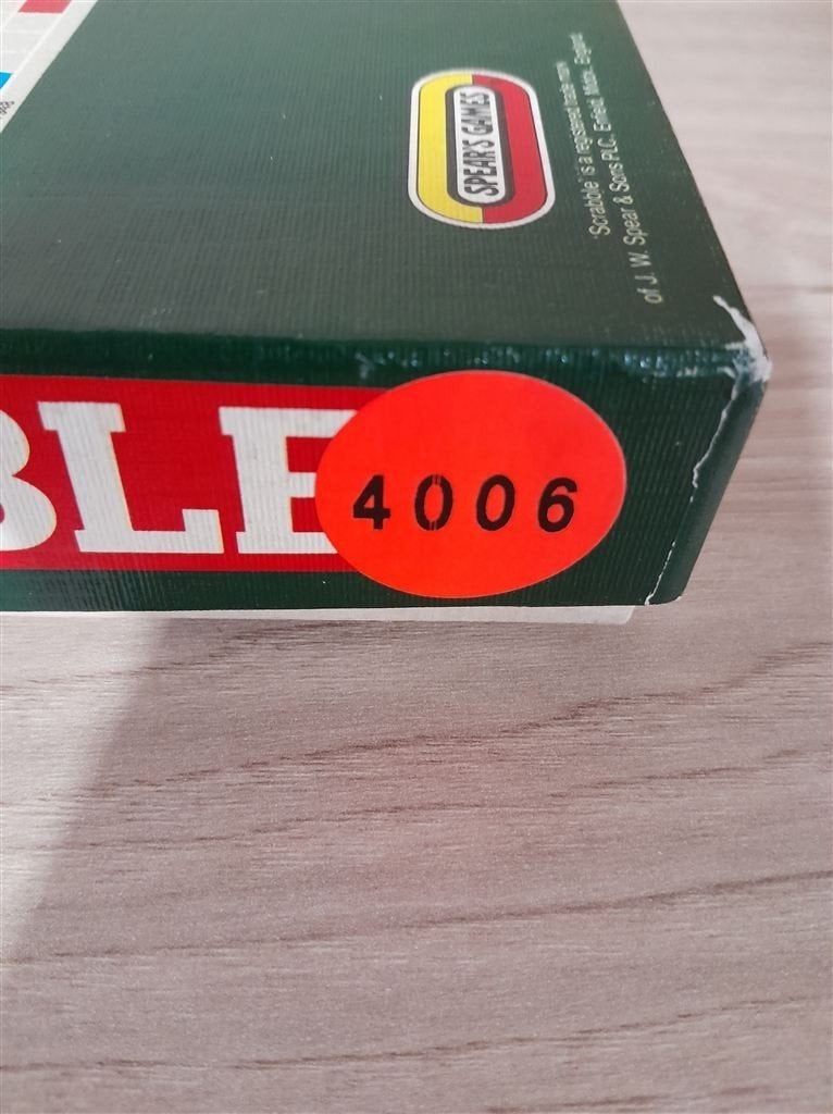 Scrabble groene doos - s4006, Verzenden, Zo goed als nieuw
