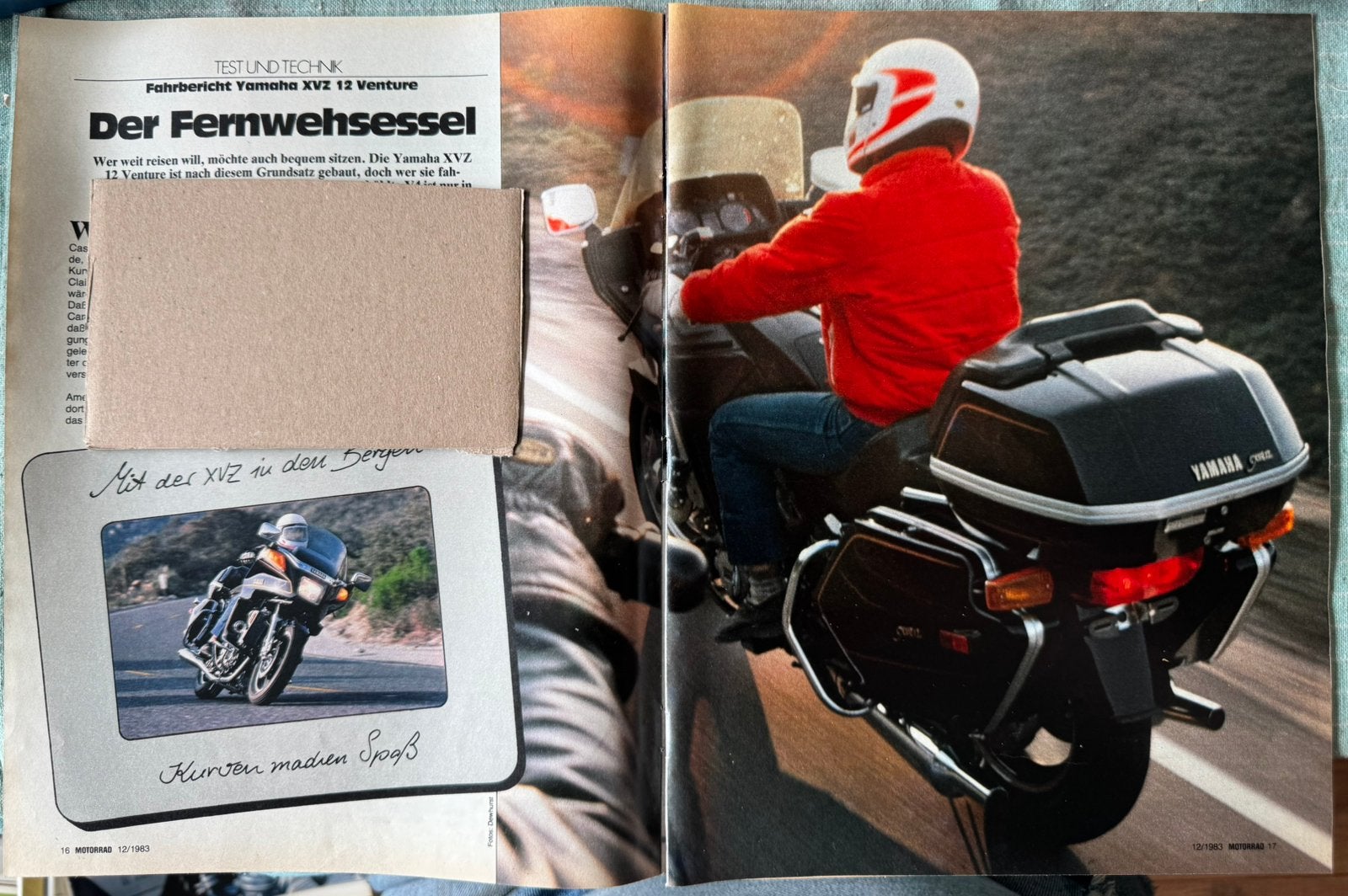 Verslag 1983 Yamaha XVZ 12 Venture, Verzenden, Zo goed als nieuw, Motoren