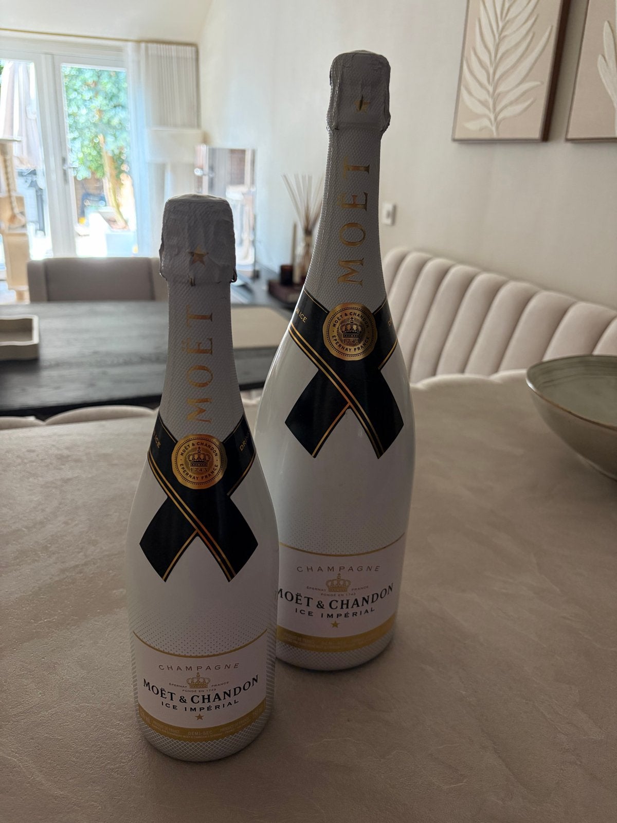 2 flessen Moët Ice impérial, Verzamelen, Wijnen, Ophalen, Frankrijk, Champagne