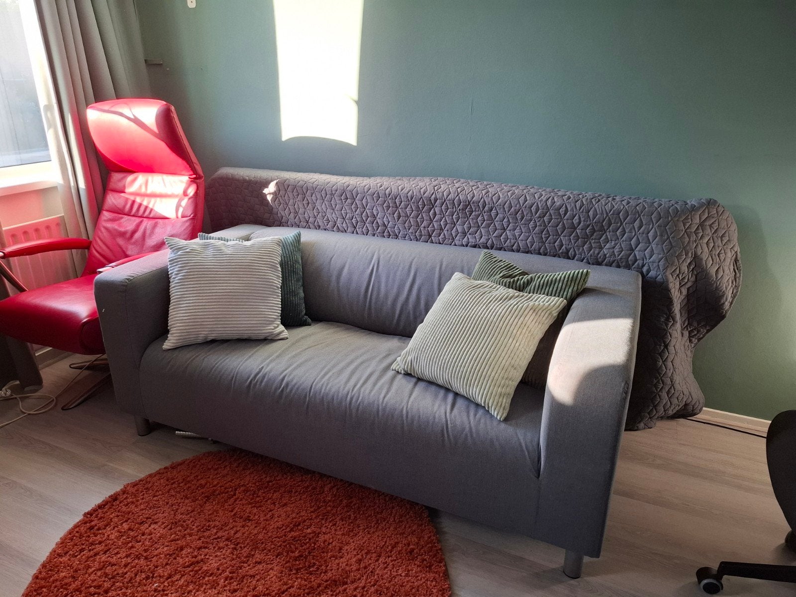 Ikea Klippan 2-zits bank, Ophalen, 150 tot 200 cm, Tweepersoons, 75 tot 100 cm