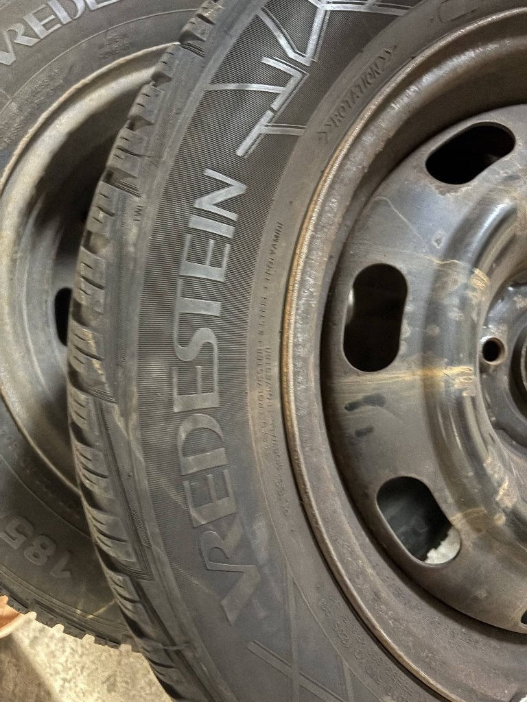 Winterbanden 185/65, Ophalen, Gebruikt, 15 inch, Banden en Velgen