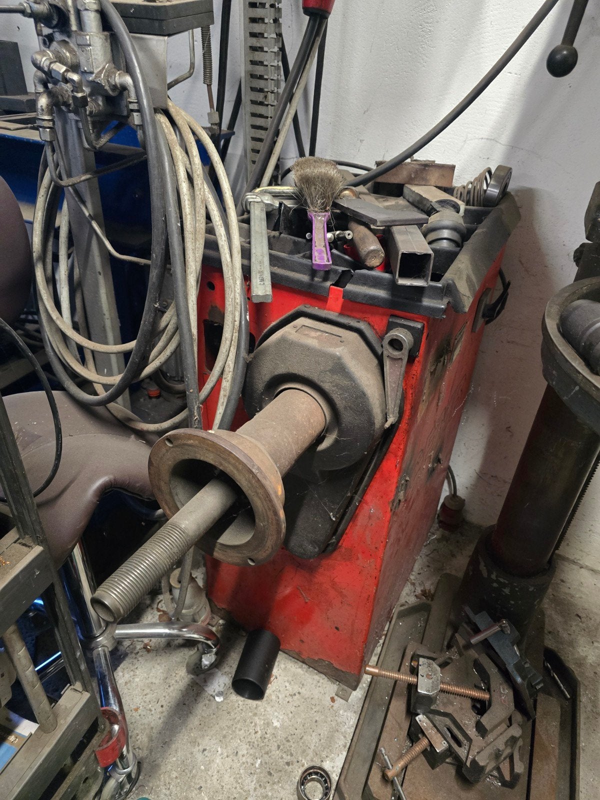 Oud balanceerapparaat / polijstmachine, Ophalen of Verzenden, Gebruikt