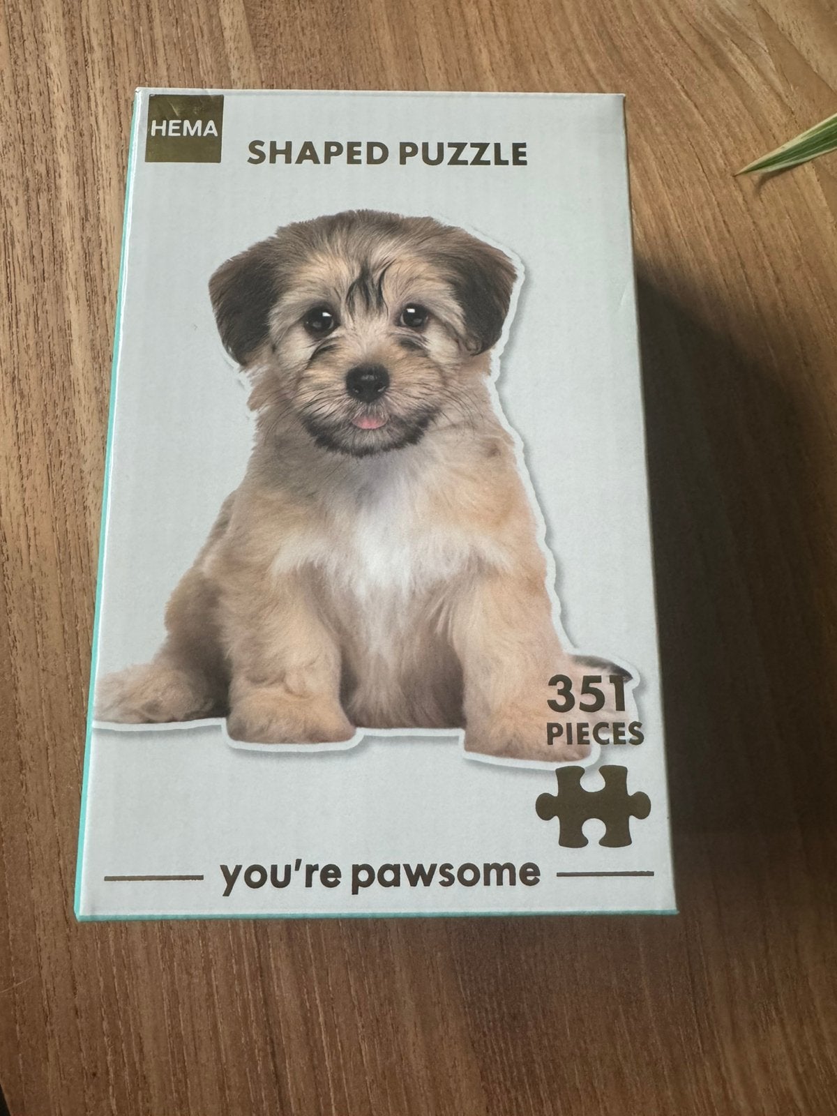 KADO TIP  Hema shaped puzzel, Ophalen of Verzenden, Minder dan 500 stukjes, Zo goed als nieuw, Legpuzzel