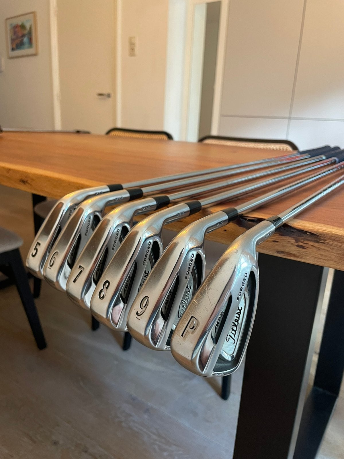 Titleist 714 AP2 Irons 5-PW – Nippon Modus 3 Stiff Shafts, Ophalen, Zo goed als nieuw, Set