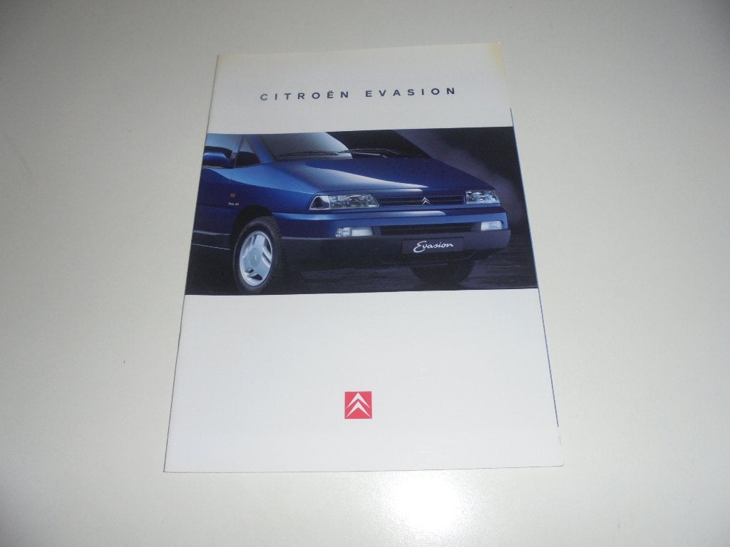 brochure Citroen Evasion  1996, Ophalen of Verzenden, Zo goed als nieuw, Citroën