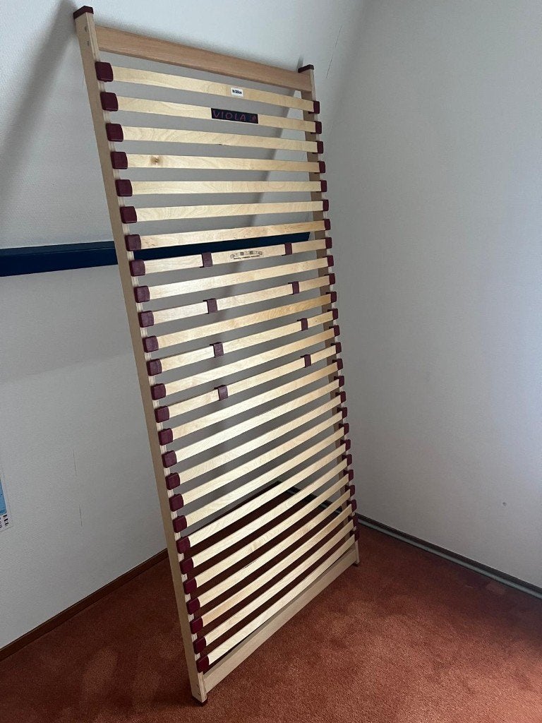 Lattenbodem Viola met 26 latten 90 x 200, zo goed als nieuw, Ophalen, 90 cm, Eenpersoons, Zo goed als nieuw