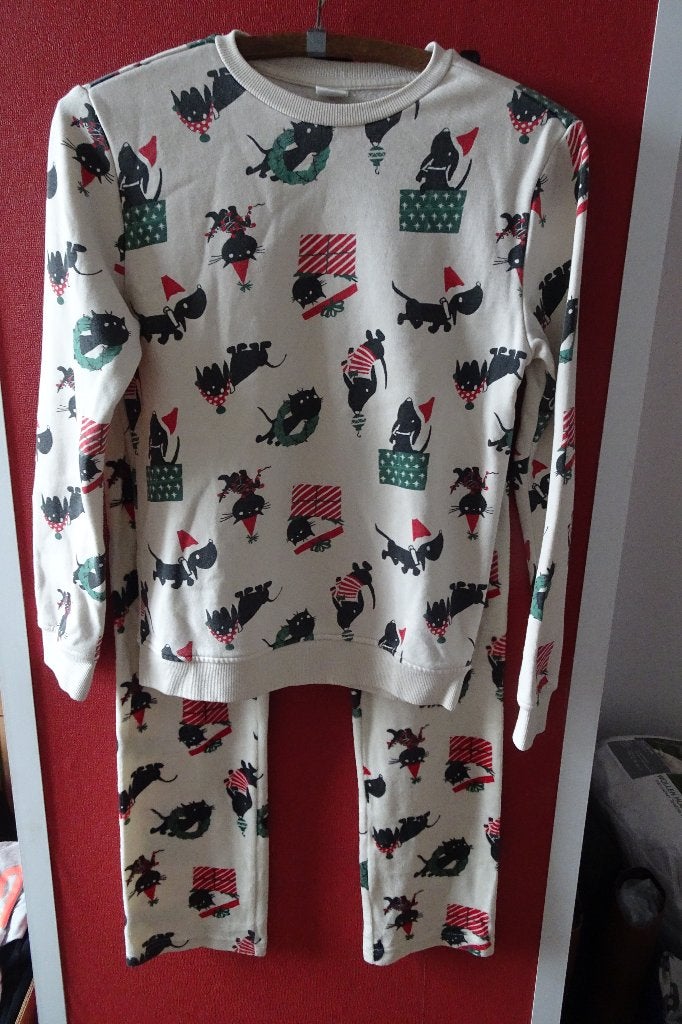 takkie kerst pyjama/ huispak maat 158/164, Ophalen, Nacht- of Onderkleding, Gebruikt, Meisje