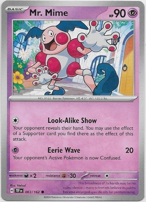 Temporal Forces,  Mr. Mime [common] 63/162, Verzenden, Nieuw, Losse kaart