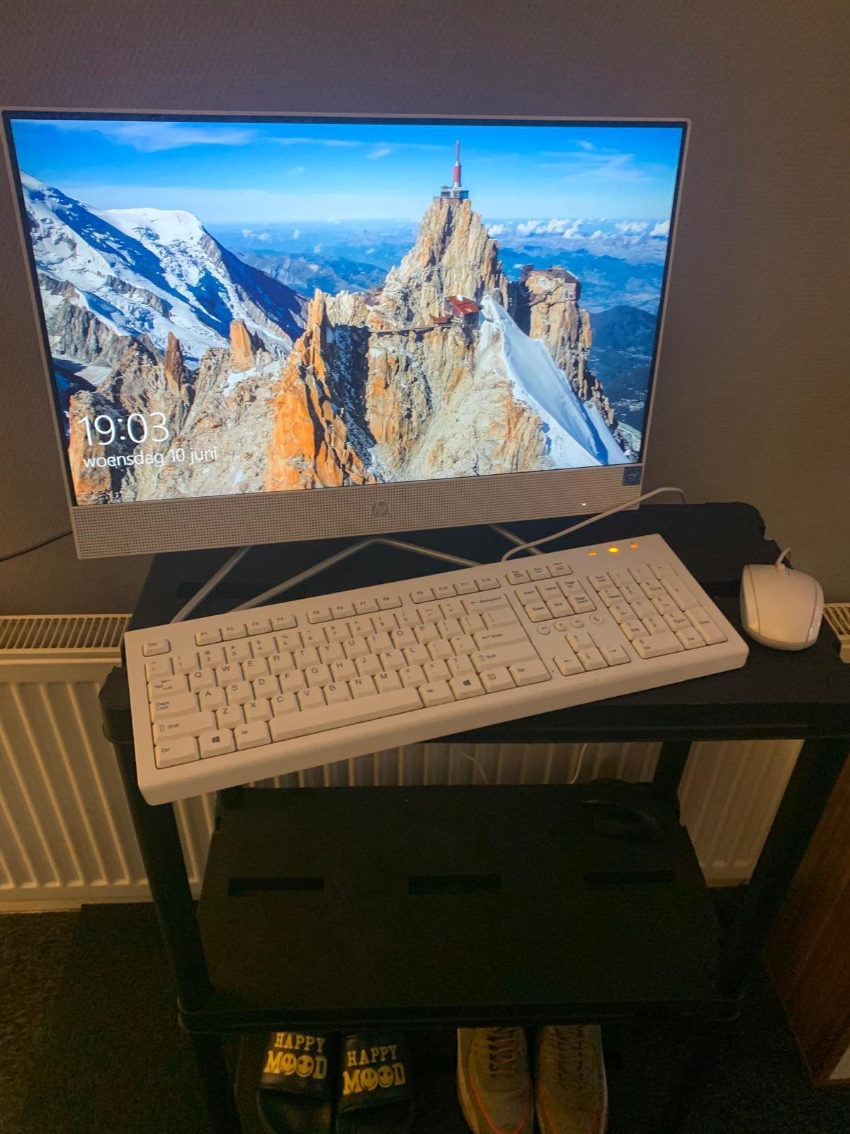 HP All-in-One PC 22-df0003w - Intel Celeron G5900T, Computers en Software, Ophalen, HP ALL In One, Zo goed als nieuw, SSD