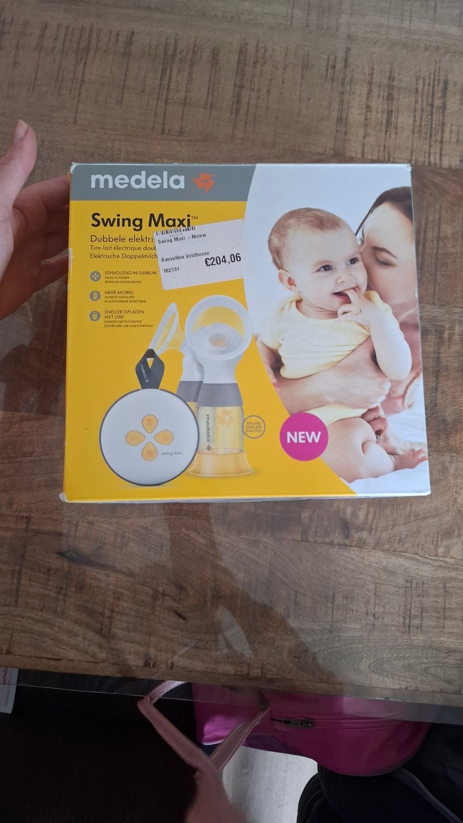 Medela Swing Maxi Dubbele Elektrische Borstkolf - Nieuw, Kinderen en Baby's, Ophalen, Dubbelzijdig, Medela, Nieuw