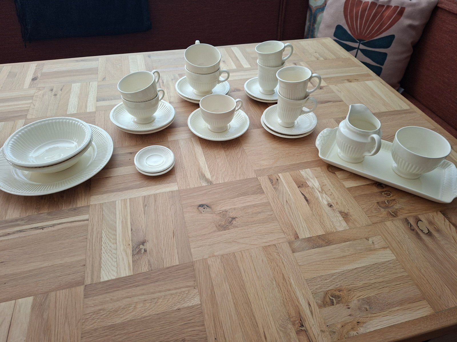 Wedgwood kop en schotel, Ophalen, Zo goed als nieuw, Porselein, Overige typen
