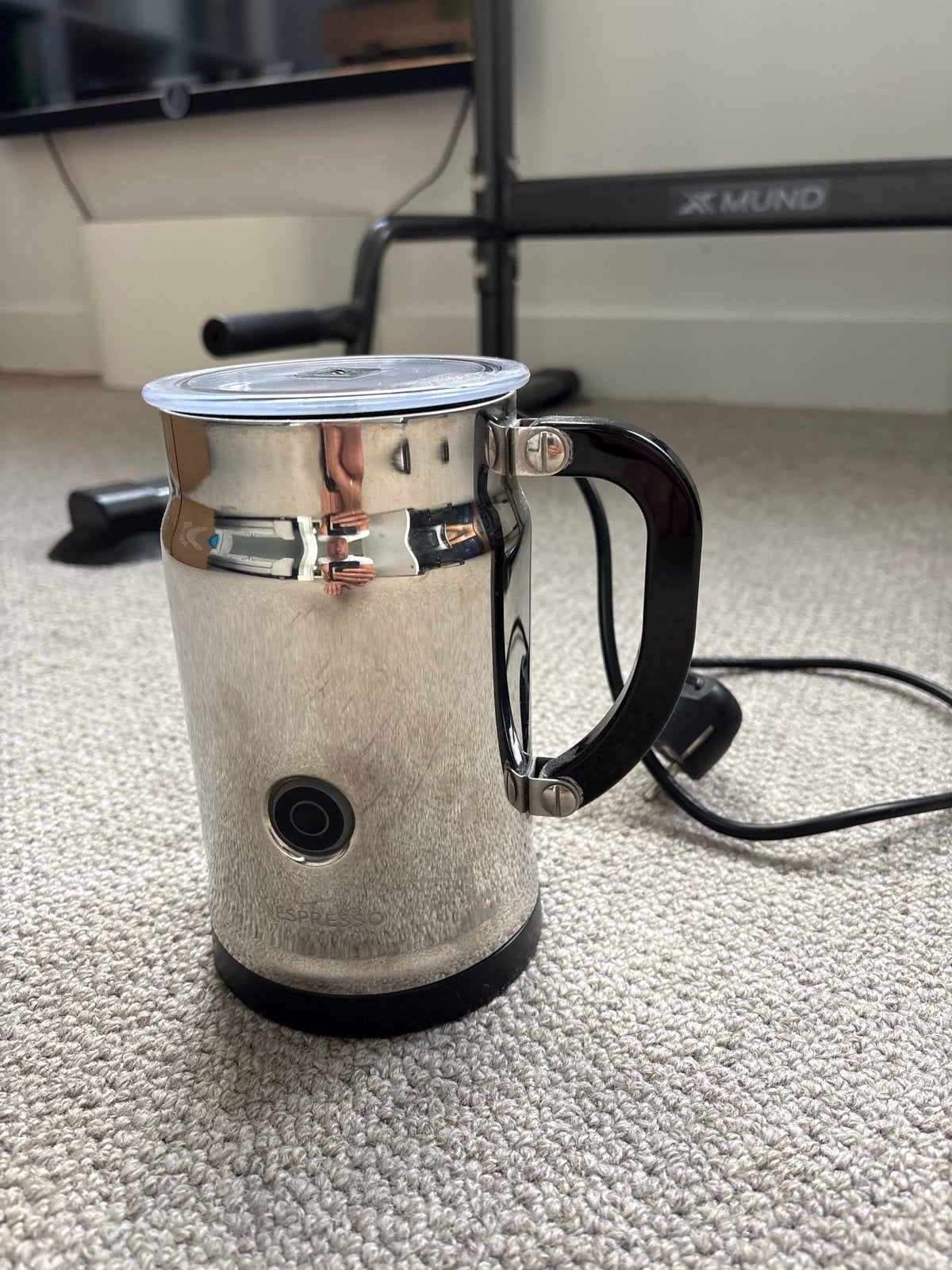 Nespresso Aeroccino 3 Melkopschuimer - Zo goed als nieuw, Overige modellen, Overige typen, Ophalen of Verzenden, Zo goed als nieuw
