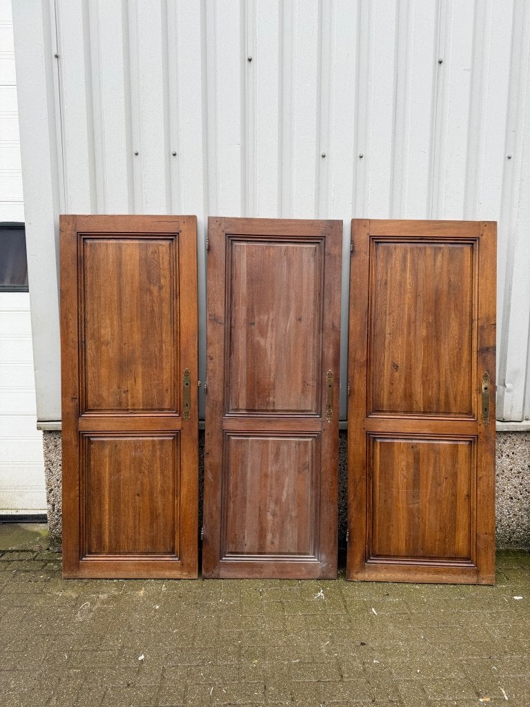 3 antiek eiken binnendeuren, La belle porte, Jurgen.hoogenboezem@gmail.com, Minder dan 80 cm, Binnendeur