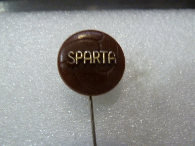 Vintage Sparta Speldje/Pin - Bruin, Ophalen of Verzenden, Gebruikt, Overige onderwerpen, Speldje of Pin