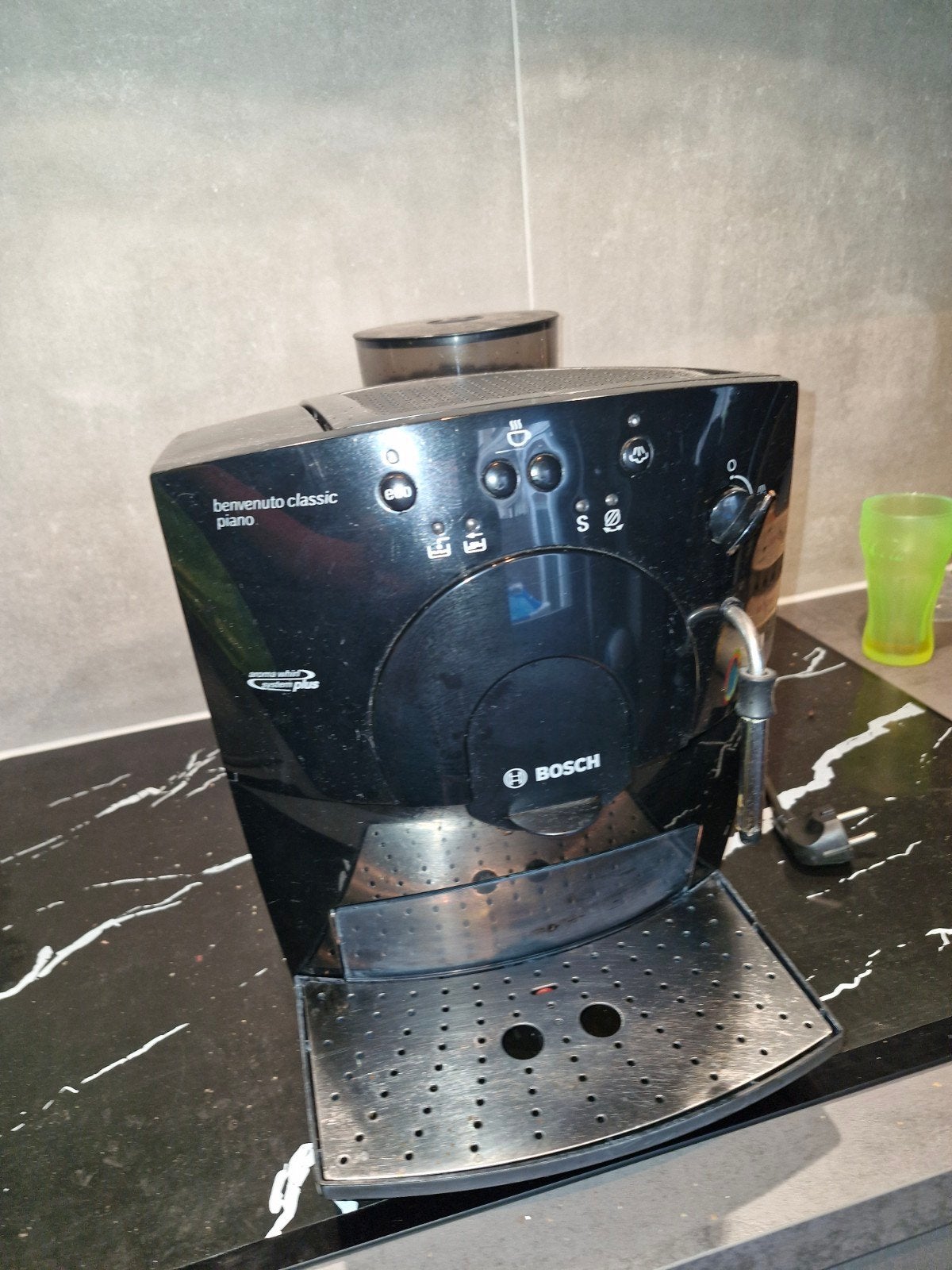 Bosch Benvenuto Classic Piano Espresso Apparaat, Gebruikt, Espresso apparaat, Koffiebonen, 2 tot 4 kopjes