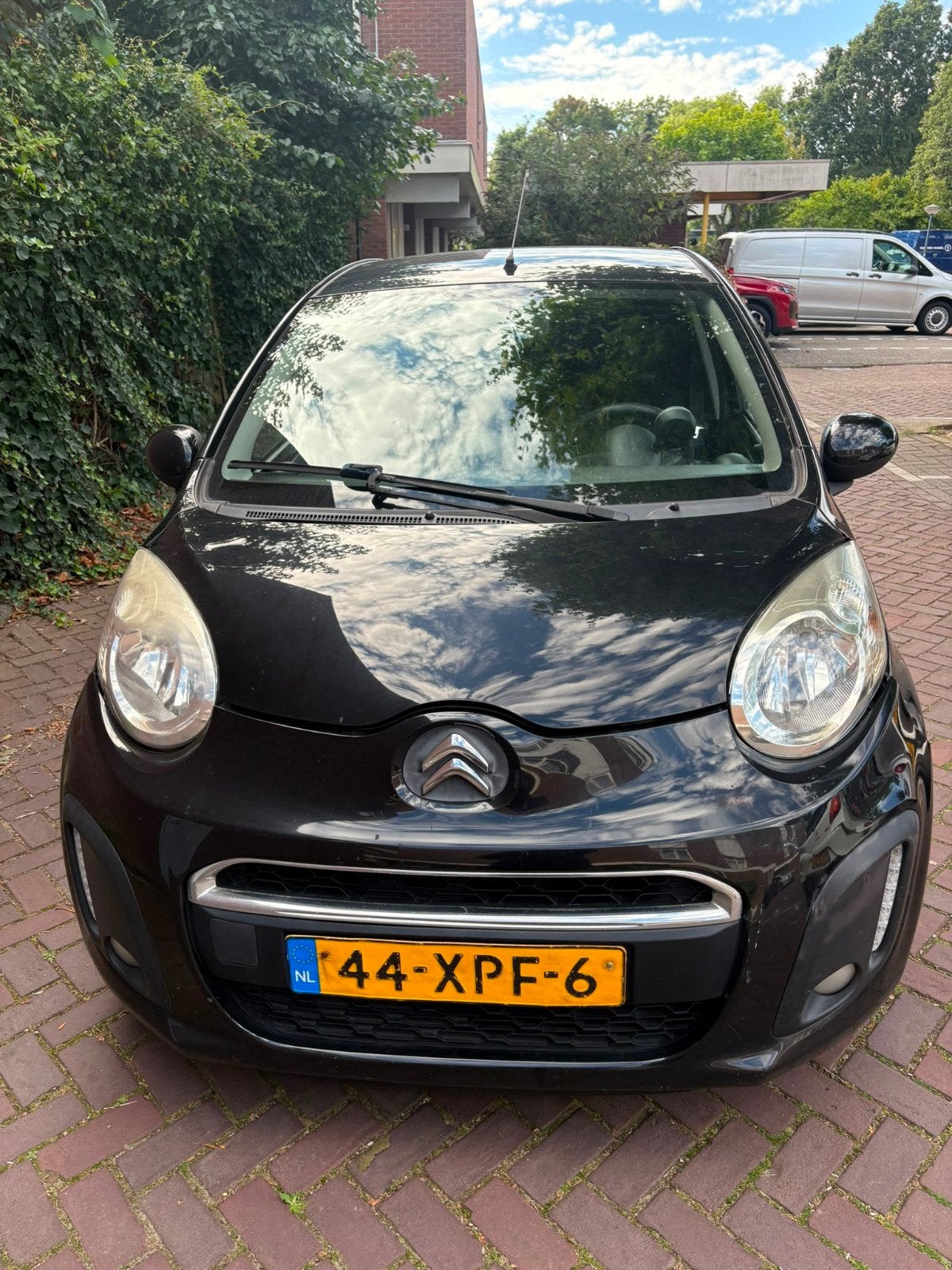 Citroën C1 1.0i 68PK 5D 2012 Zwart apk 30-09-27, Auto's, Voorwielaandrijving, Stof, 4 stoelen, C1