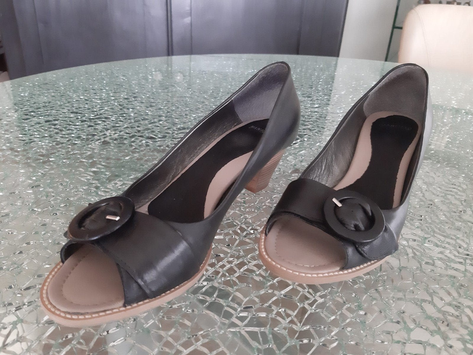 Zwarte, damesschoenen,  maat 41,, Kleding | Dames, Schoenen, Ophalen of Verzenden, Zo goed als nieuw, Zwart