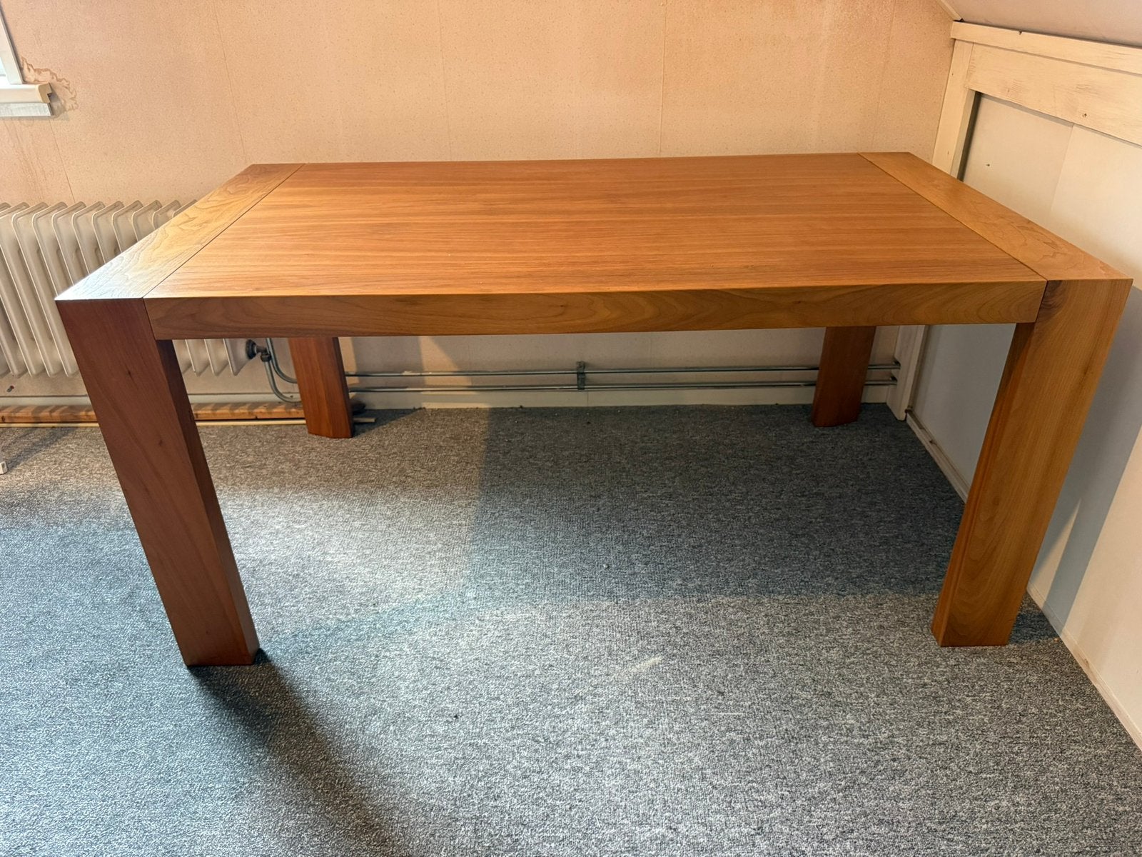 Arco Extenso II massief houten design tafel - uitschuifbaar, Ophalen, Zo goed als nieuw, 150 tot 200 cm, Rechthoekig