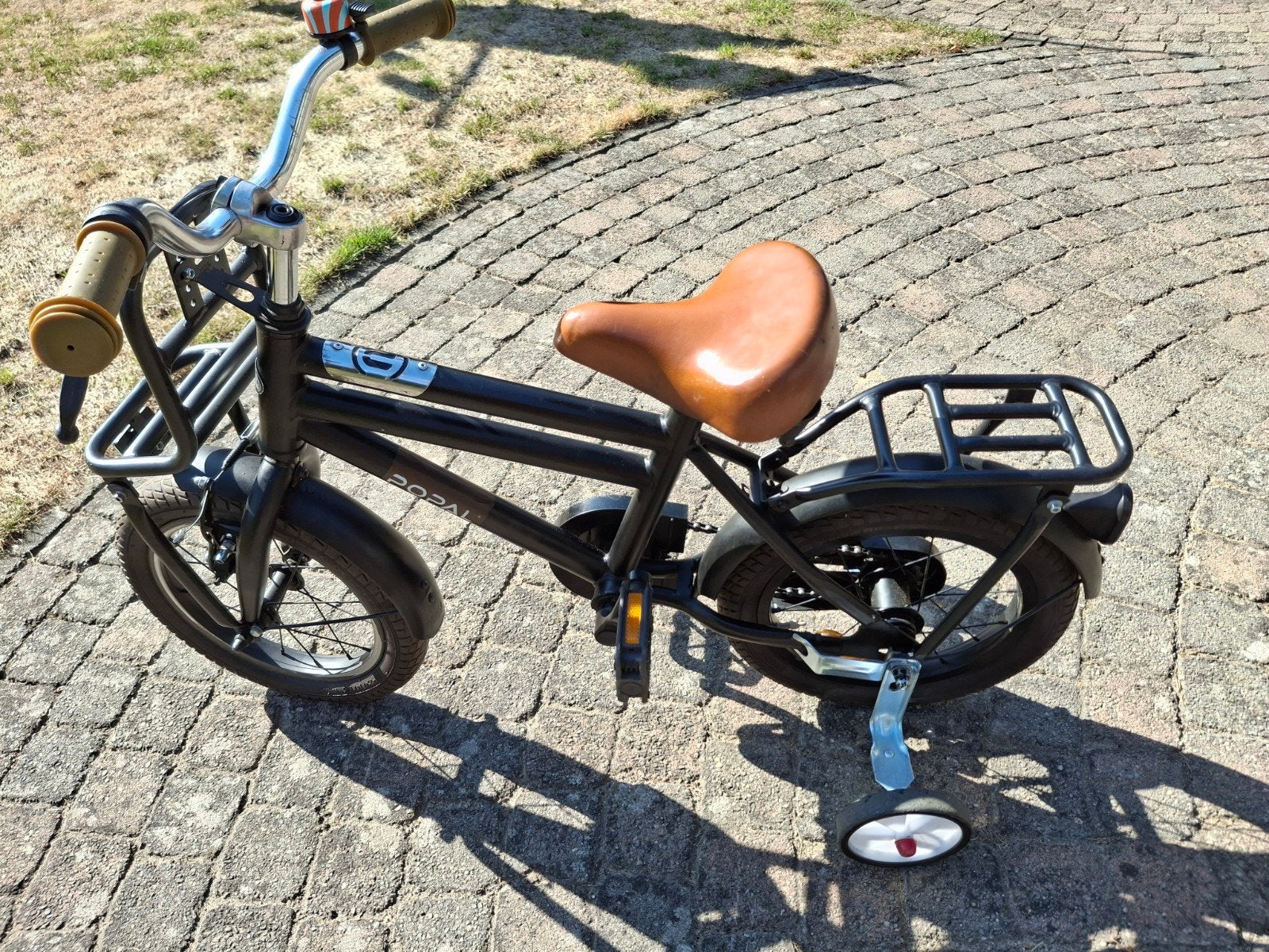jongensfiets kinderfiets 16 inch zijwieltjes, Ophalen, Gebruikt, 16 tot 20 inch, Zijwieltjes