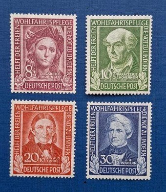 Postzegel Dui 1949 PF Serie Welvaart Helden 12-06, Ophalen of Verzenden, BRD, Postfris
