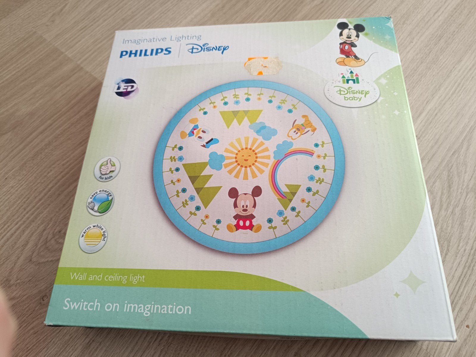 Philips Disney wand en plafond led lamp babykamer nieuw, Nieuw, Ophalen of Verzenden, A, A